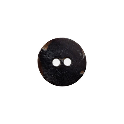 Black Horn Button - 24L/15mm Detail