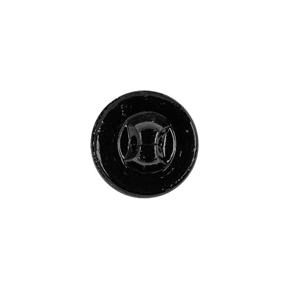 Black Glass Button - 22L/14mm Detail