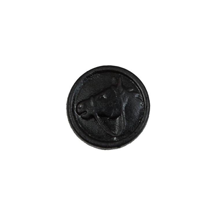 template--26688905969737__main-Black Leather Horsehead Button - 24L/15mm
