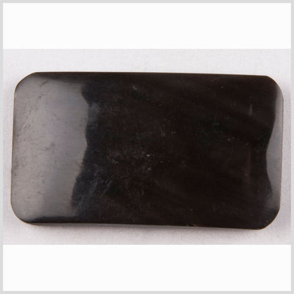 Black Horn Coat Button - 1.375"x0.75"