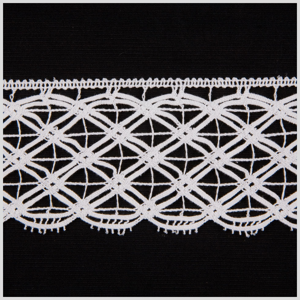 White Cluny Lace - 2.25"