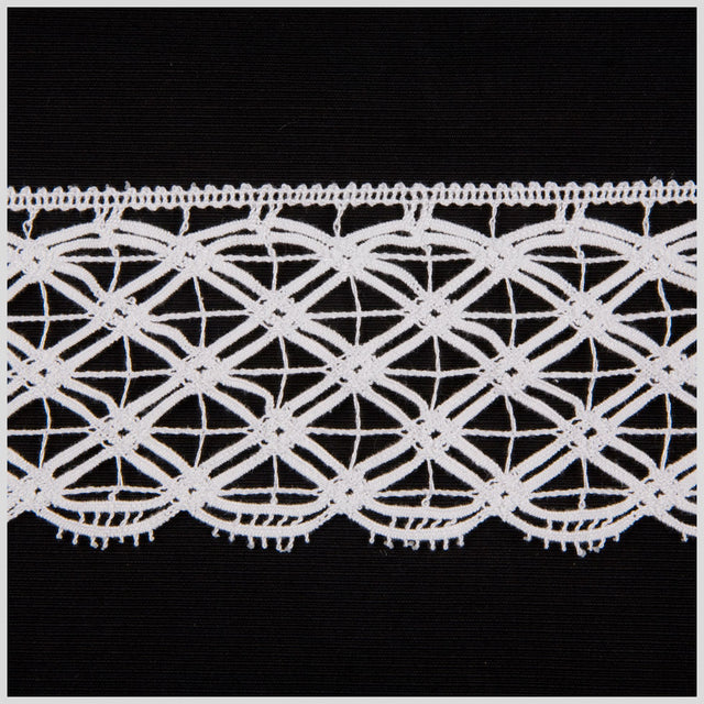 White Cluny Lace - 2.25"