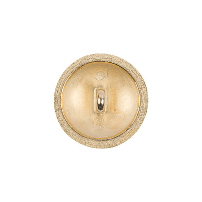 Matte Gold Brushed Metal Shank Back Button - 32L/20mm Detail