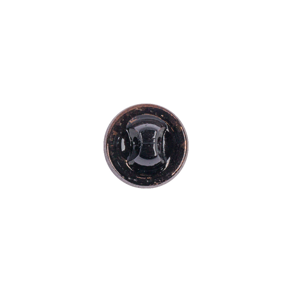 Copper Glass Button - 18L/11.5mm Detail