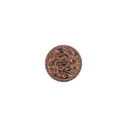 Copper Glass Button - 18L/11.5mm