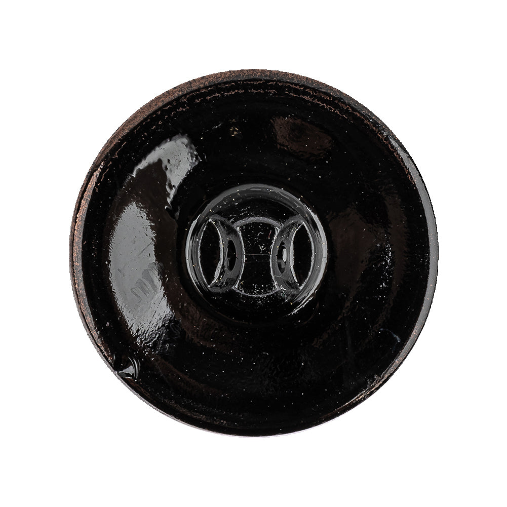 Copper Glass Button - 40L/25.5mm Detail