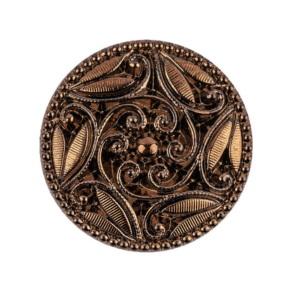 Copper Glass Button - 40L/25.5mm