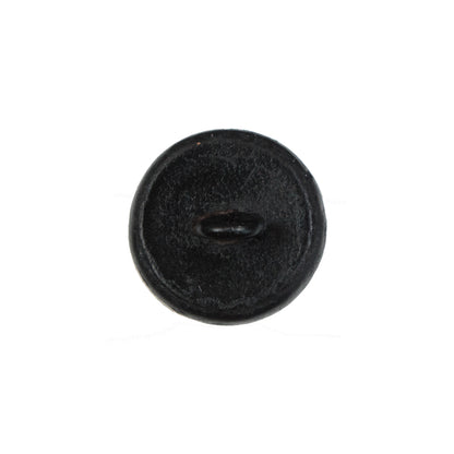 Black Leather Shank Back Button - 30L/19mm Detail