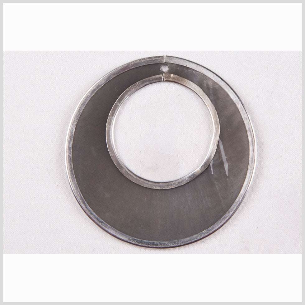 53mm Natural Neutral Blue Shell Pendant