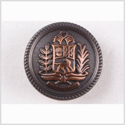 Copper and Brass Metal Blazer Button - 24L/15mm