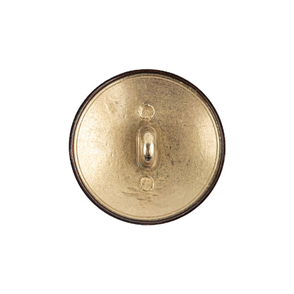 Copper and Brass Metal Coat Button - 36L/23mm Detail