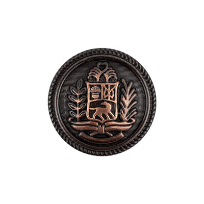 Copper and Brass Metal Coat Button - 36L/23mm