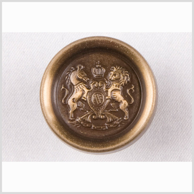 Old Brass Metal Blazer Button - 28L/18mm