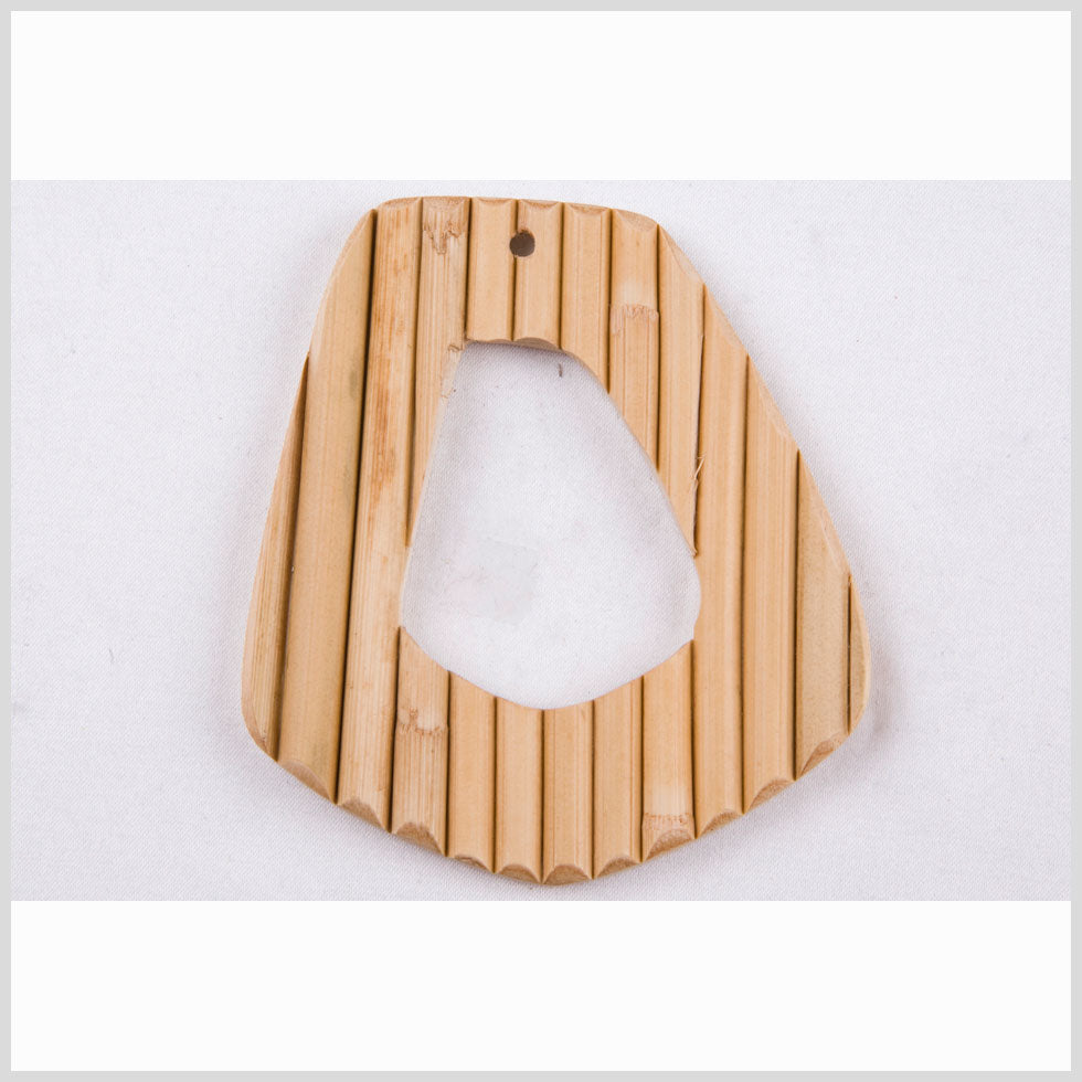 68mm x 78mm x 79mm Natural Wood Pendant