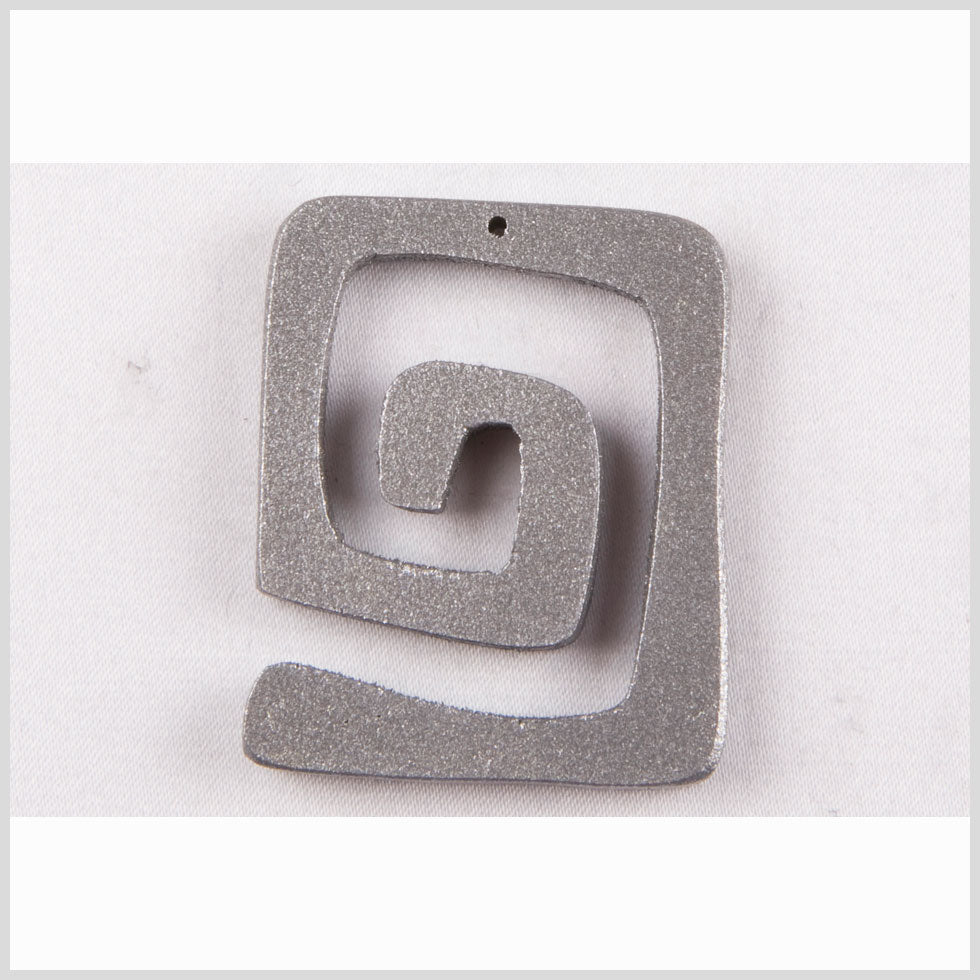 Silver Wood Pendant - 33L/21mm