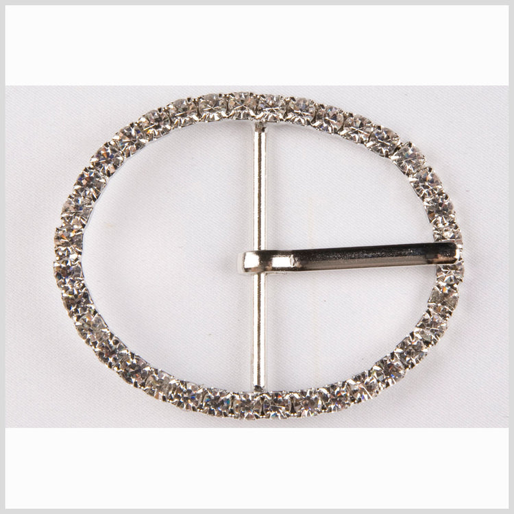 template--25130090922057__main-1.5" Silver/Crystal Swarovski Rhinestone Buckle