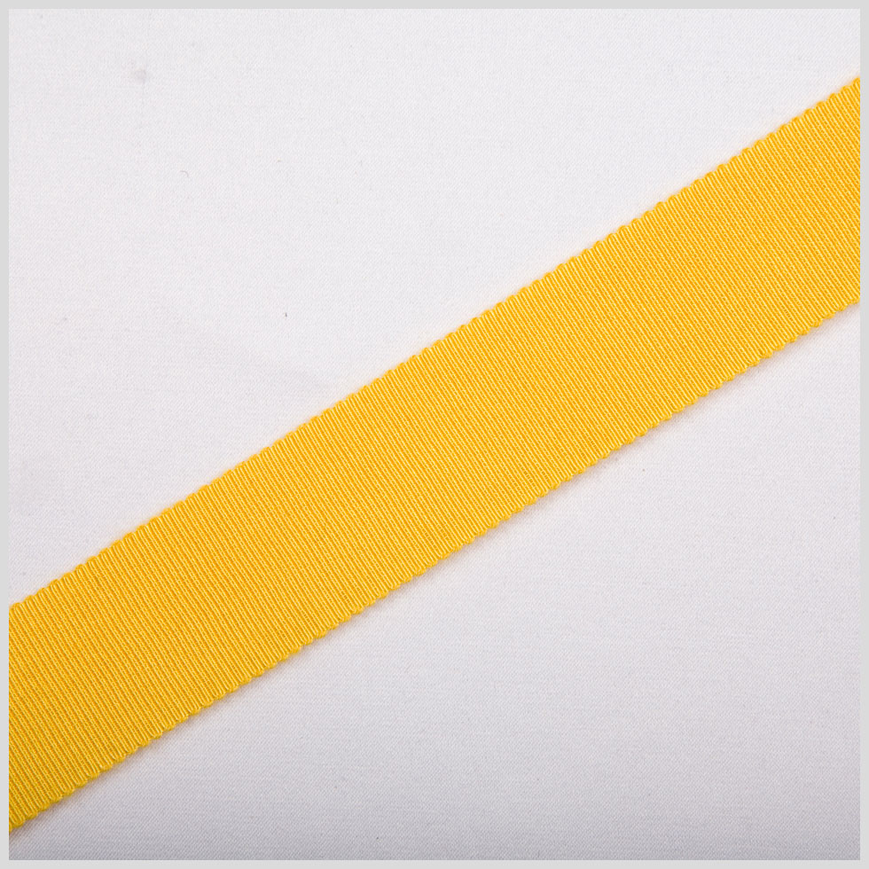 1" Yellow Petersham Grosgrain Ribbon