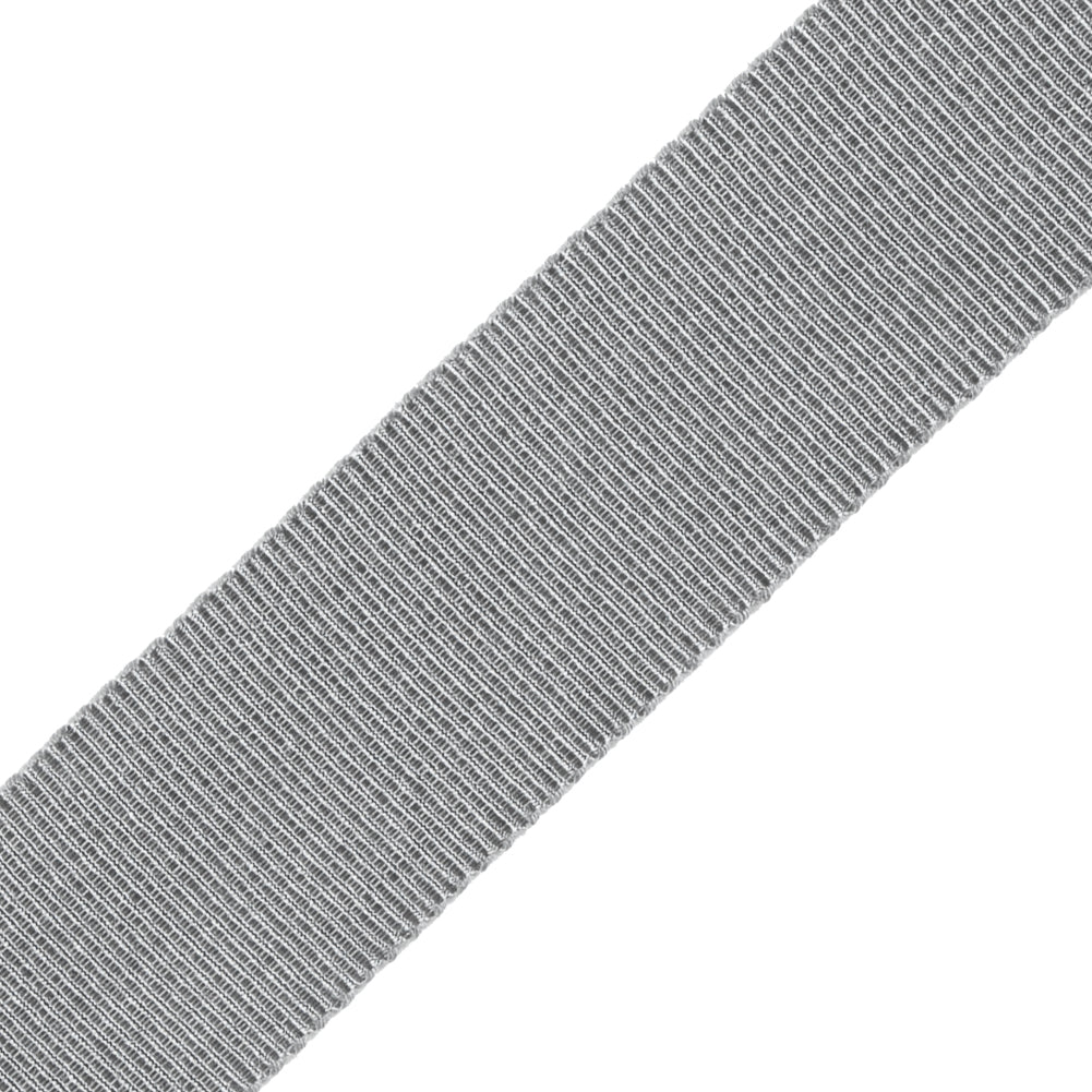 1" Gray Petersham Grosgrain Ribbon Detail