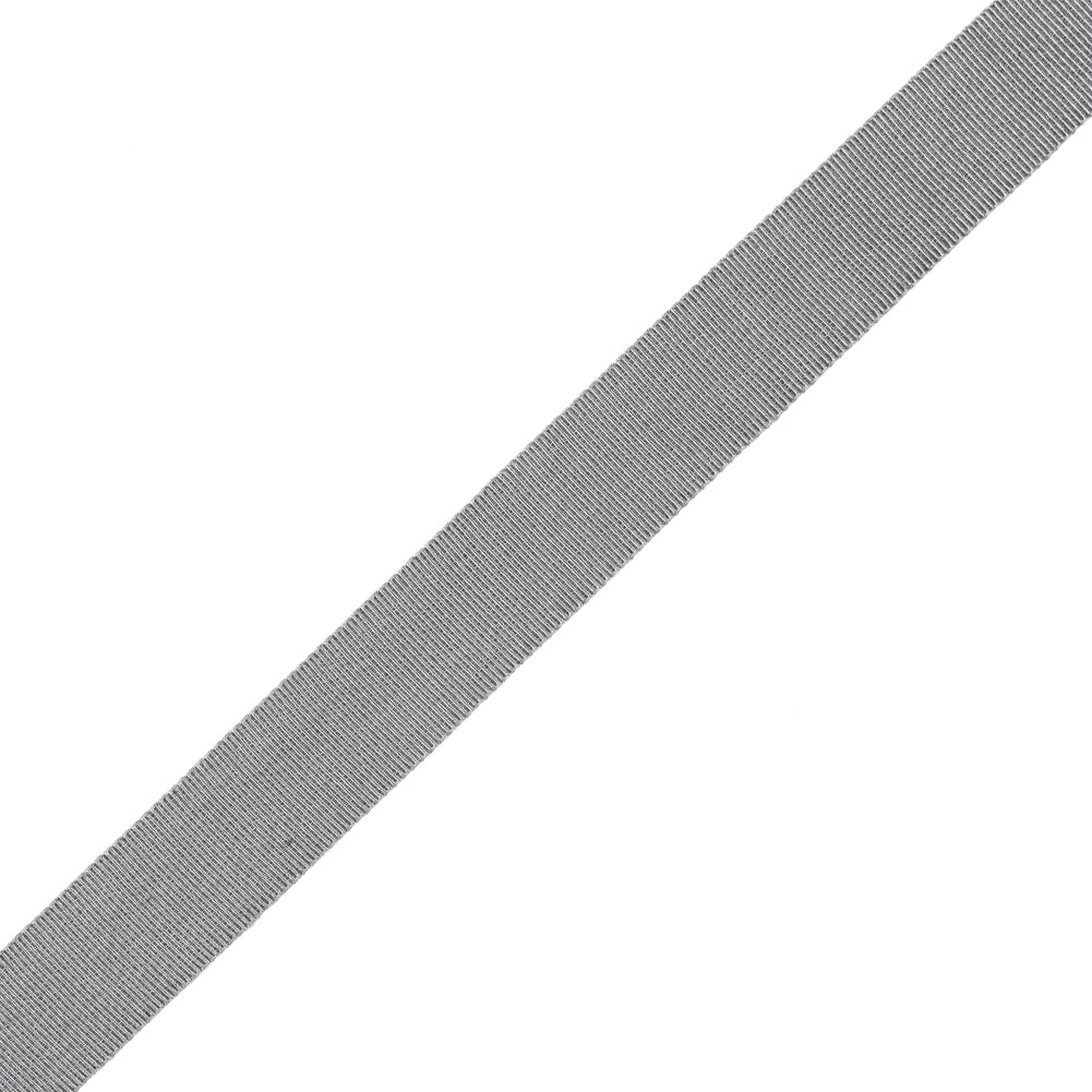 1" Gray Petersham Grosgrain Ribbon