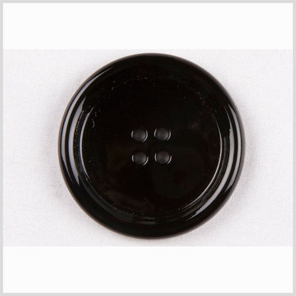 Black Glass Button - 54L/34mm