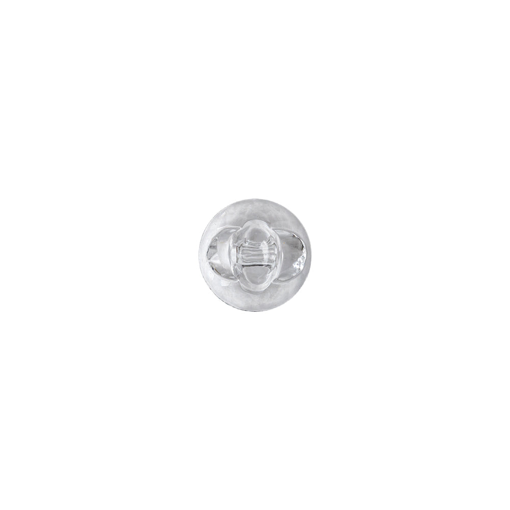 Crystal Self Back Glass Button - 14L/9mm Detail