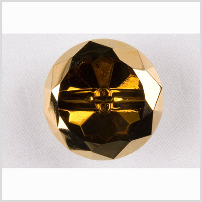 Gold Glass Button - 14L/9mm