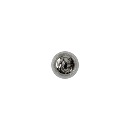 Pearl White Glass Button - 12L/7.5mm Detail