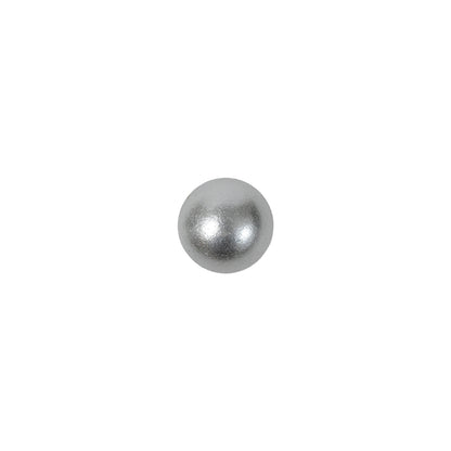 Pearl White Glass Button - 12L/7.5mm