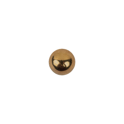Gold Glass Button - 12L/7.5mm