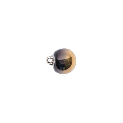 Gold Glass Button - 16L/10mm Folded