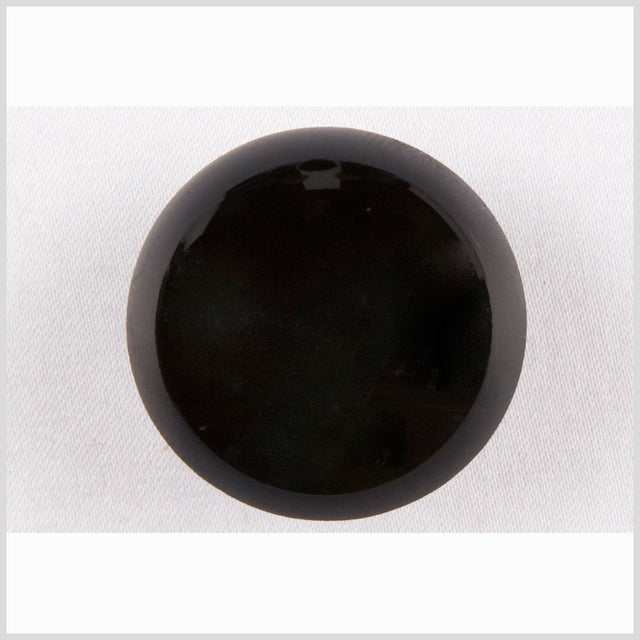 Black Glass Button - 28L/18mm