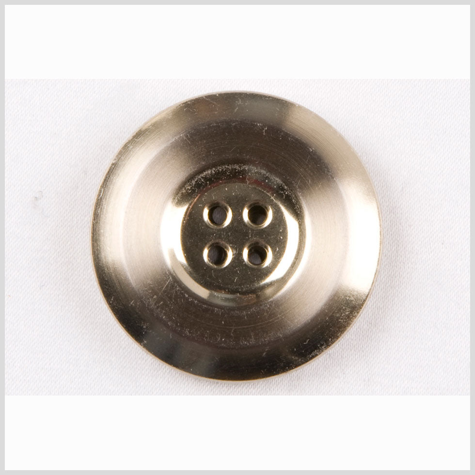 New Silver/Alpaca Metal Coat Button - 44L/28mm