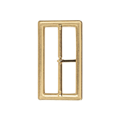 2.5" Gold Matte Metal Buckle Detail