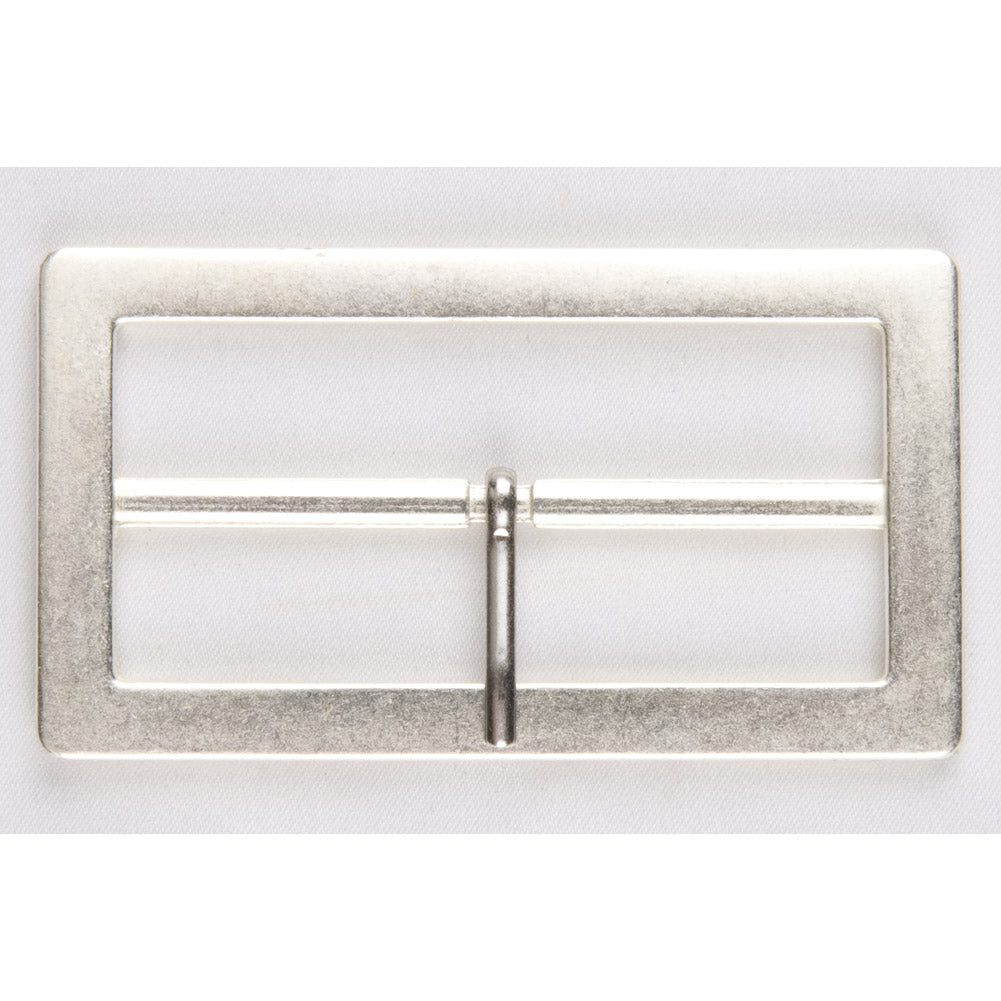 Real Silver Matte Metal Buckle