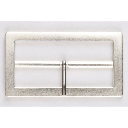 Real Silver Matte Metal Buckle