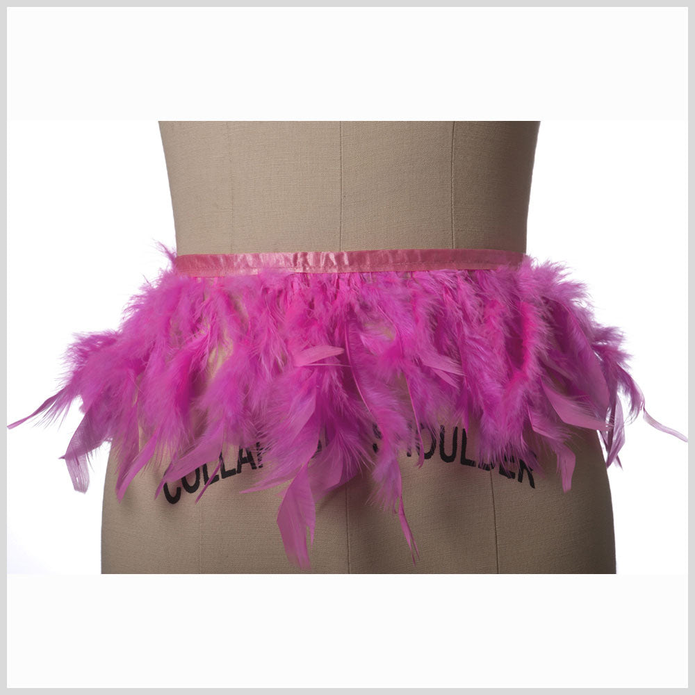 Fuchsia Turkey Feather Full