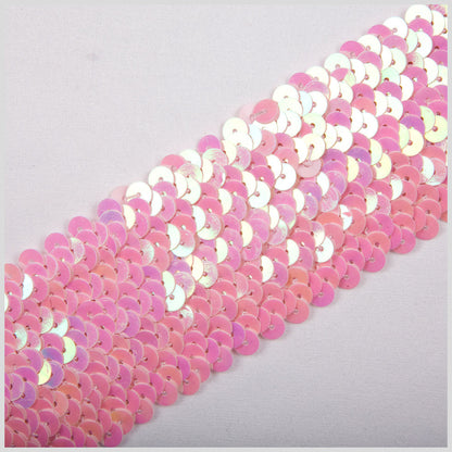 1.75" Pink Stretch Sequin