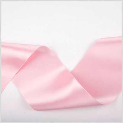 3.75" Pink Double Face French Satin Ribbon