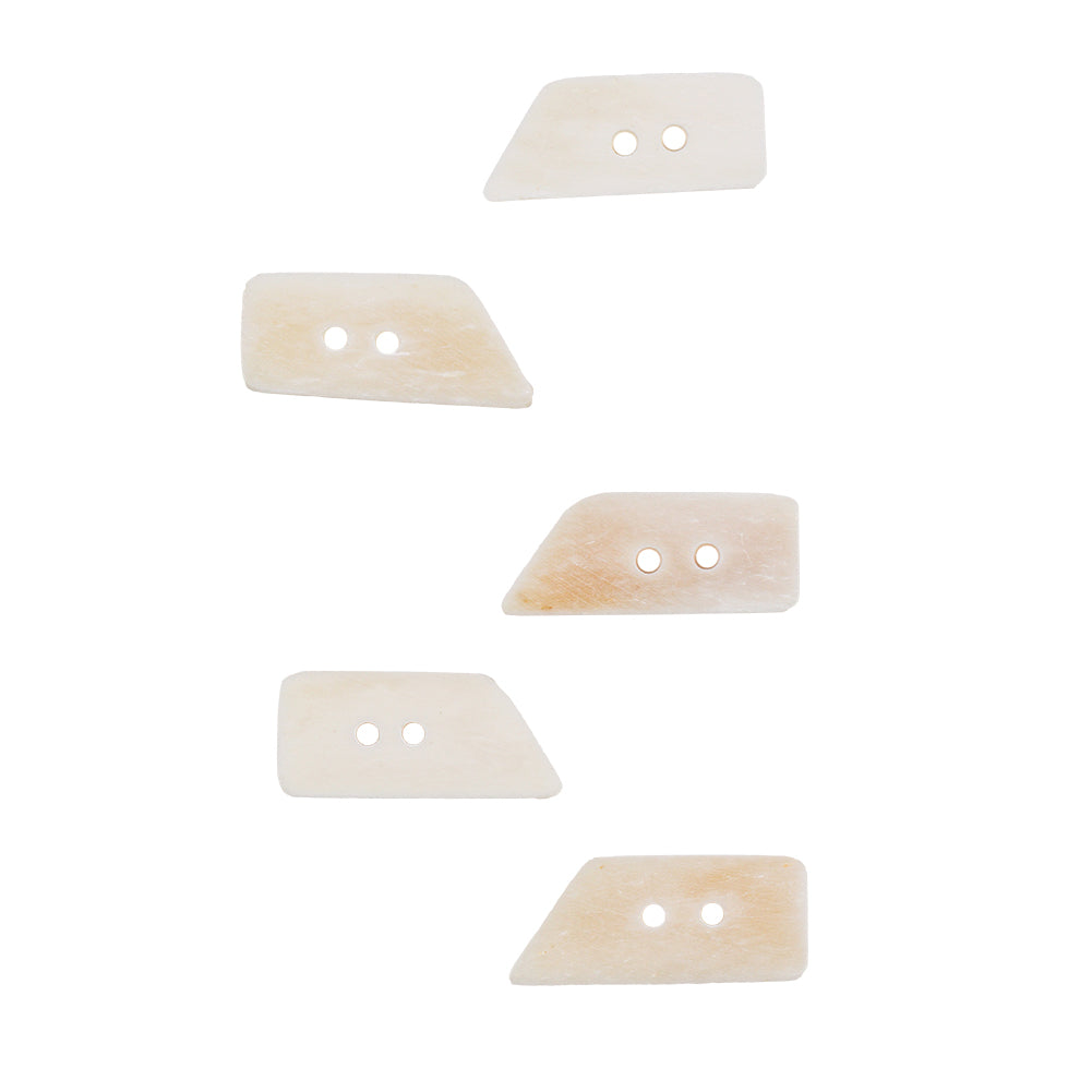Natural Bone Toggle - 42L/27mm Folded