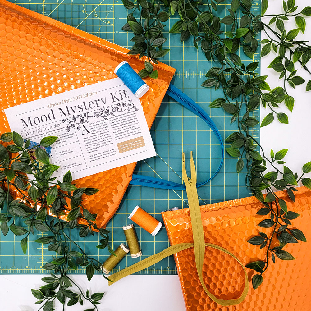 African Print Mystery Kit Folded