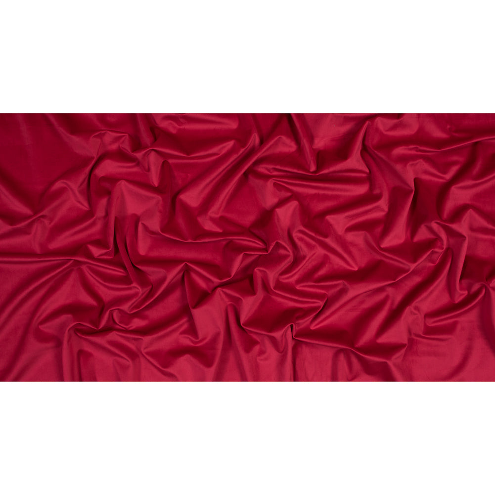 Ultra Soft Polyester Velvet - Scarlet - British Imported Full
