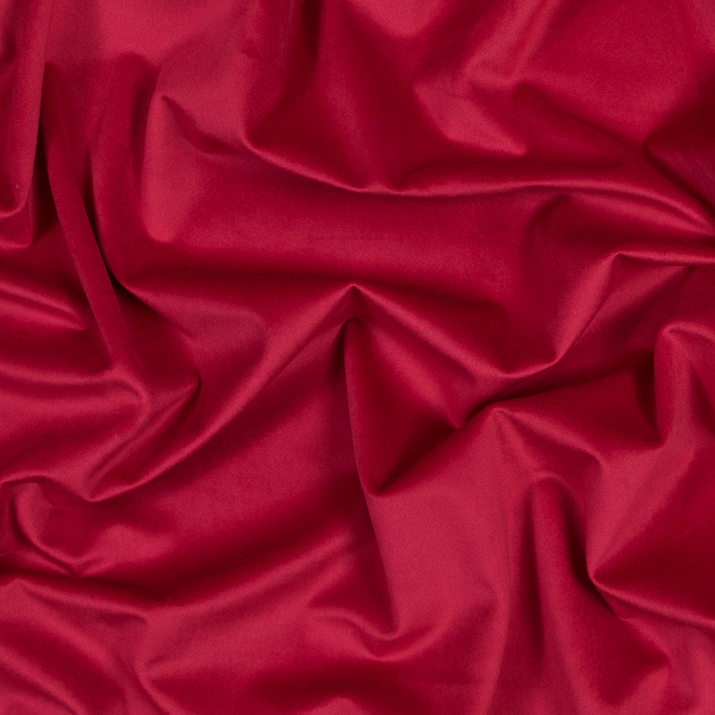 Ultra Soft Polyester Velvet - Scarlet - British Imported