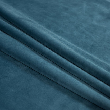 Ultra Soft Polyester Velvet - Wedgewood - British Imported Folded