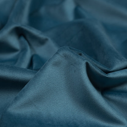 Ultra Soft Polyester Velvet - Wedgewood - British Imported Detail