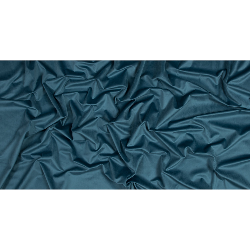 Ultra Soft Polyester Velvet - Wedgewood - British Imported Full