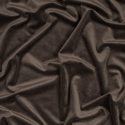 Ultra Soft Polyester Velvet - Bark - British Imported