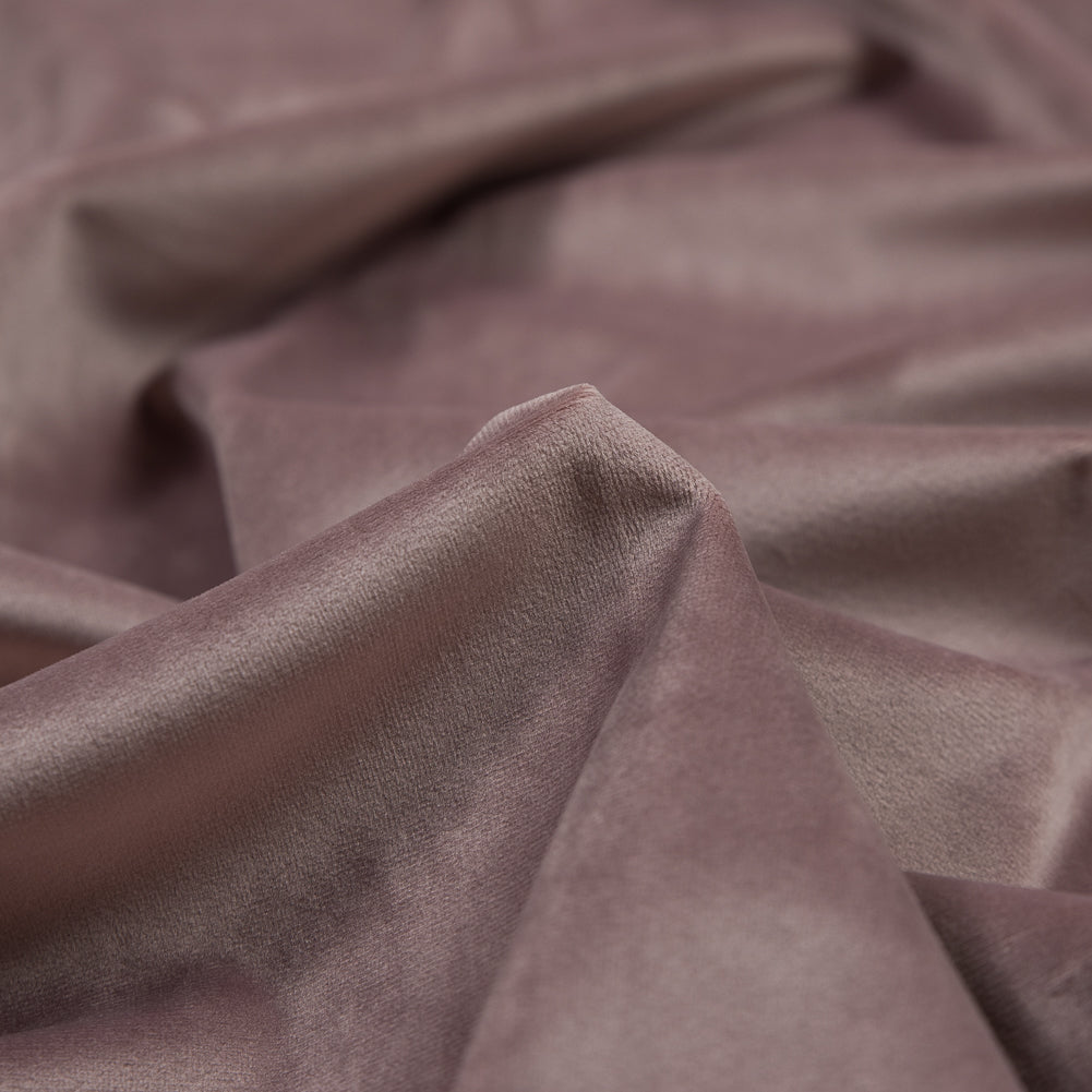 Ultra Soft Polyester Velvet - Heather - British Imported Detail