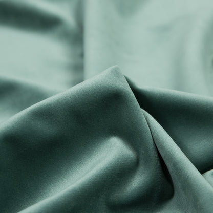 Ultra Soft Polyester Velvet - Seafoam - British Imported Detail