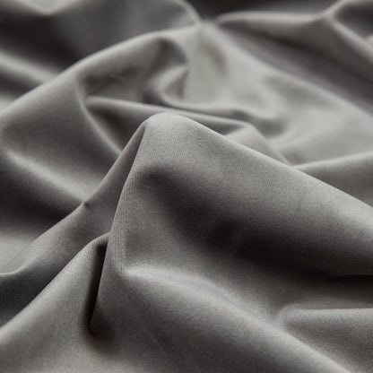 Ultra Soft Polyester Velvet - Gray - British Imported Detail