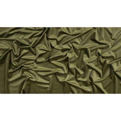 Ultra Soft Polyester Velvet - Fern - British Imported Full